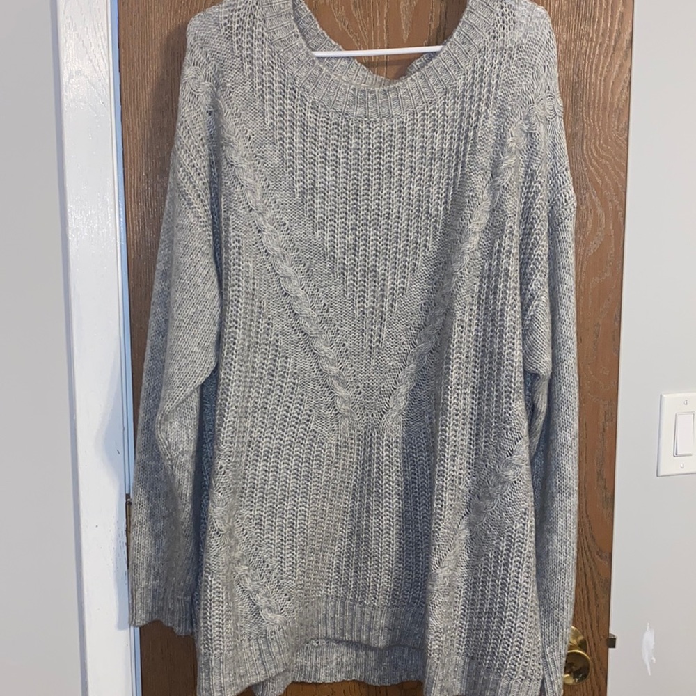 Ava & Viv Grey Sweater - Size 3X